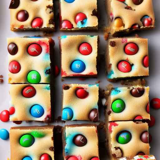 M&M Cookie Bars